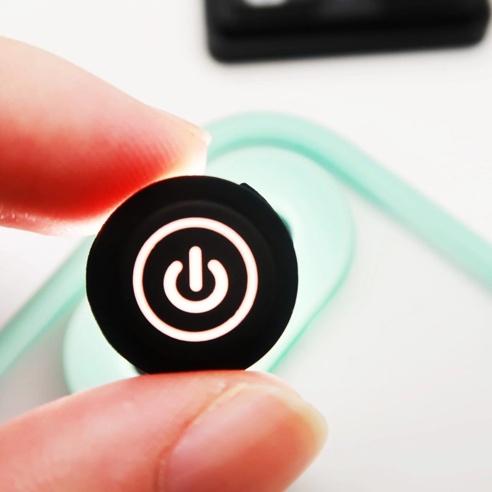 Transparent Round Silicone Rubber Push Button For Toy Application
