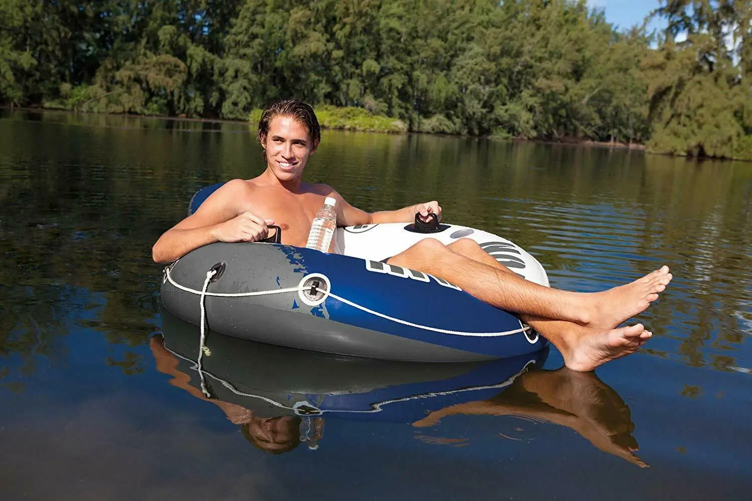 Intex 58825 Wheel Inflatable River Run 135 Cm Diameter Blue Beach And 