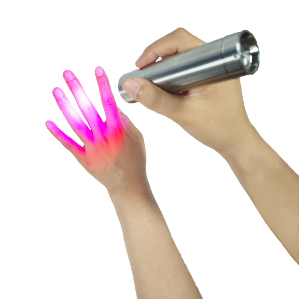 2024 best seller 460nm 630nm 660nm 850nm 900nm 5-wavelength portable  rechargeable red light therapy pen supplier