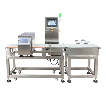 OEM Automatic Food-Grade Metal Detection and Checkweighing Combined System with Rejection Function