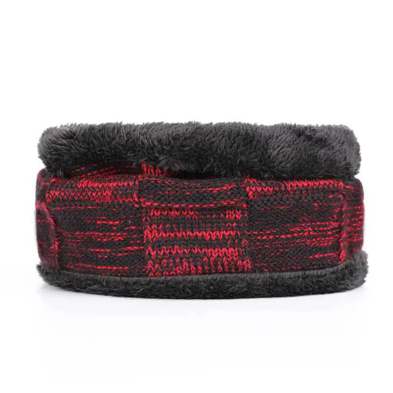 Высококачественная Шапка-бини шарф флисовые