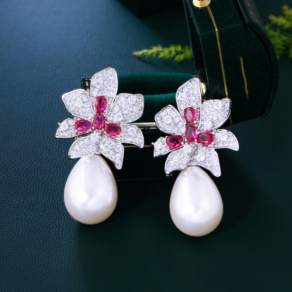 Orecchini di lusso con gemme zirconia cubica donna | Acquisti Online su