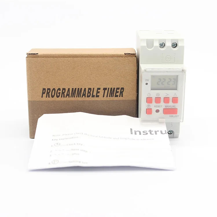 NBL25T LCD Digital Latitude and Longitude Control Automatically Adjusted Time Timer Switch