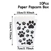 H8024-88 Dog paw print bone popcorn box 10pcs