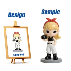 Shengye Brand Factory Custom Camera Photograph Lady Girl Action Figure Toy Figurine for Collection Accessories Office Promotion