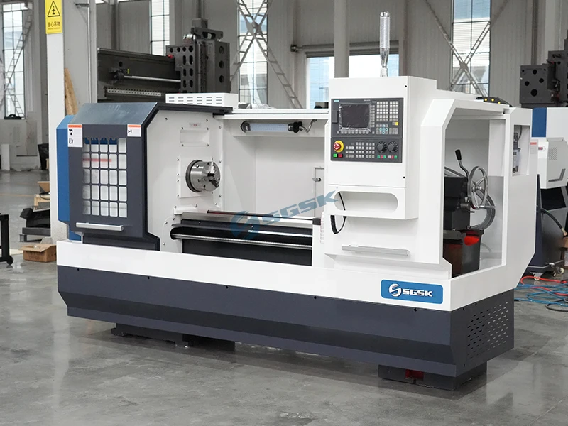 Fanuc Control System Cnc Lathe 360mm Bed Cheap Cnc Flat Bed Lathe CK6160 Cheap Cnc Lathe for Metal Machining