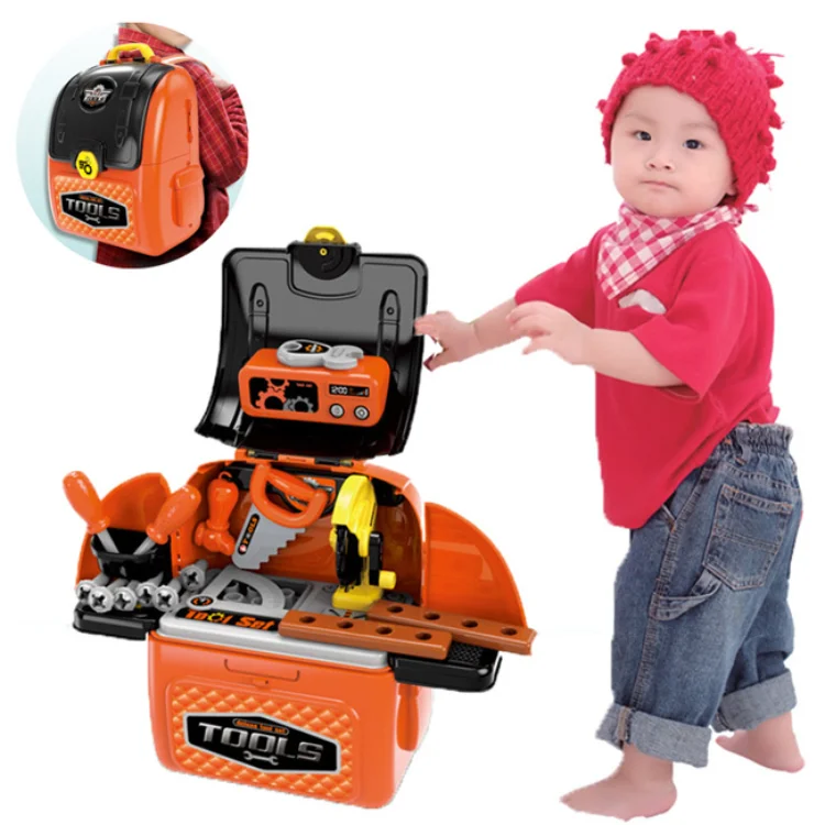 Развивающий Интеллектуальный складной рюкзак для хранения детский набор инструментов интересный набор инструментов для игр Игрушки для детей