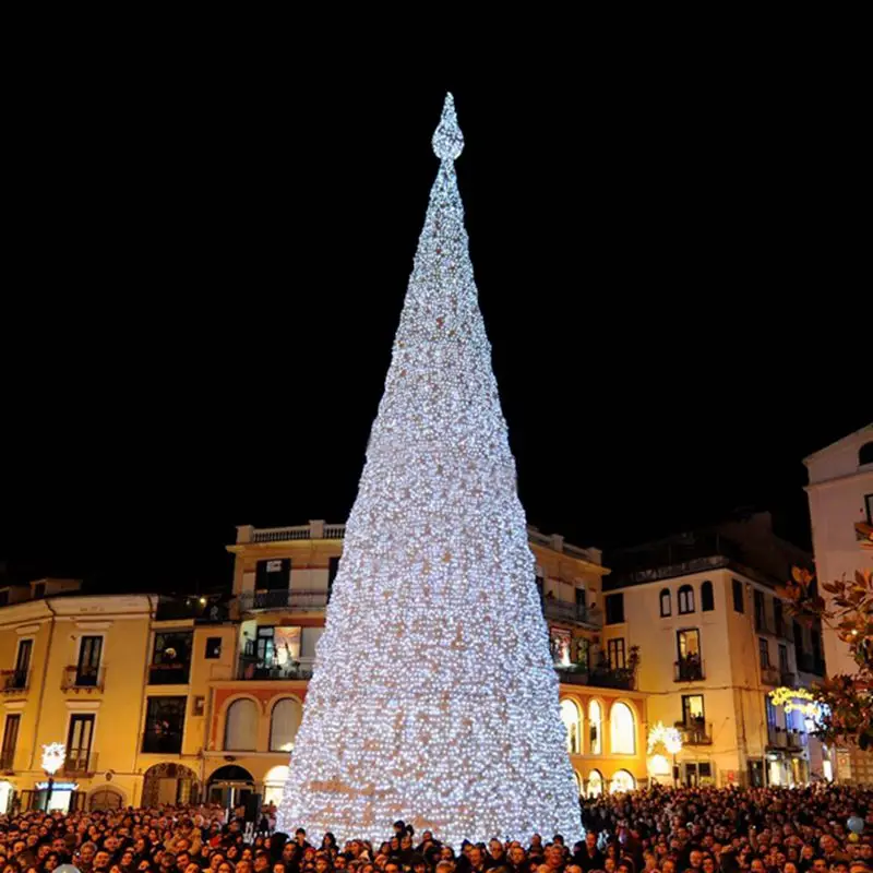 10ft Animated Led Program Motif Light 3D Giant Outdoor Christmas Tree With LED Lights Customized