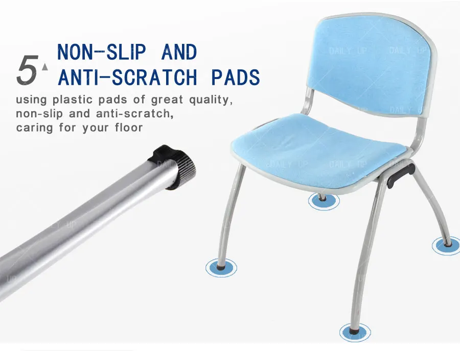 College Padded Chair Ventilated Children Study Chair with Tablet Chair Upholstered