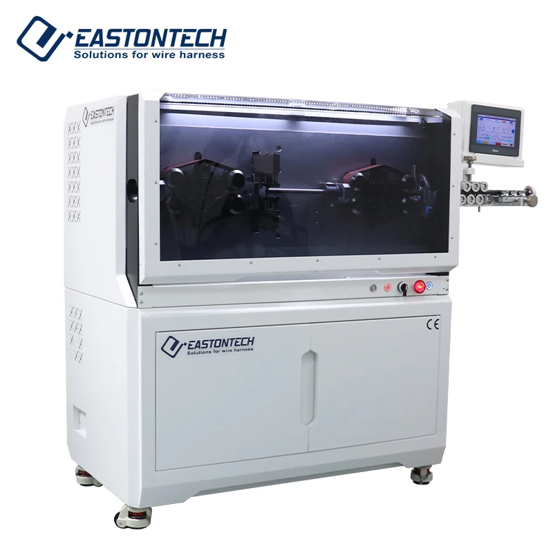 Full Automatic Stripper Machine EW-05H Stripping for PVC Wire Braided Cable Fiberglass Wire Cutting Cable Range 2.5-120 Mm2