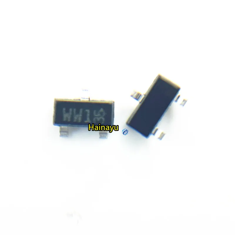 Hainayu BOM Quote Chip IC Electronic Components BAT54C Screen Printing WW1/ SMD SOT-23 30V/200mA Schottky Diode