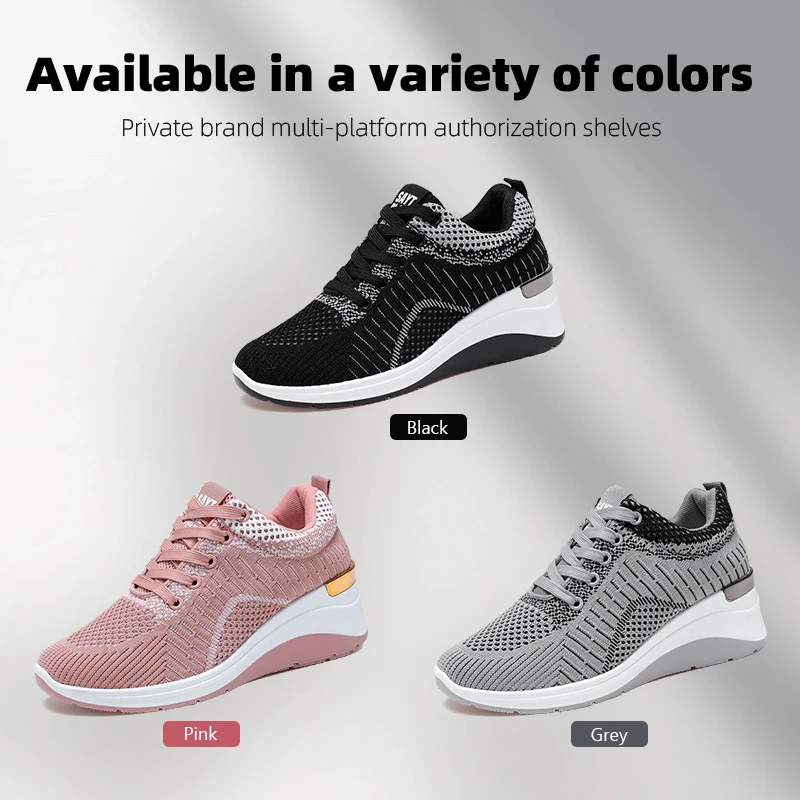 Slip on Sneakers da donna, estive, traspiranti, in rete, leggere, larghe, in memory foam, per infermiere, scarpe da trekking, antiscivolo, per attività all'aria aperta, cachi, 35 EU