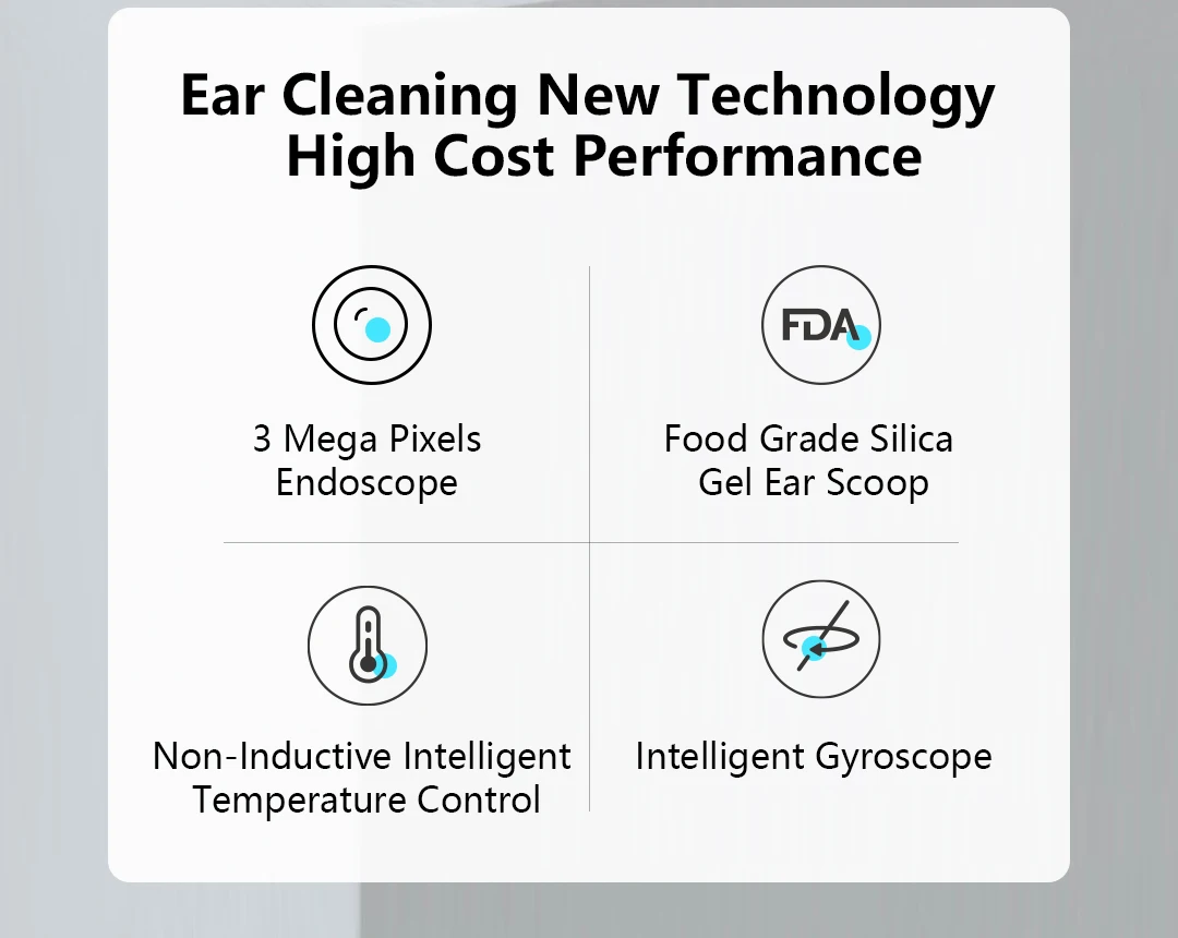 Original Manufacture Xlife Wireless Otoscope Ear Cleaner X3 Ear Wax