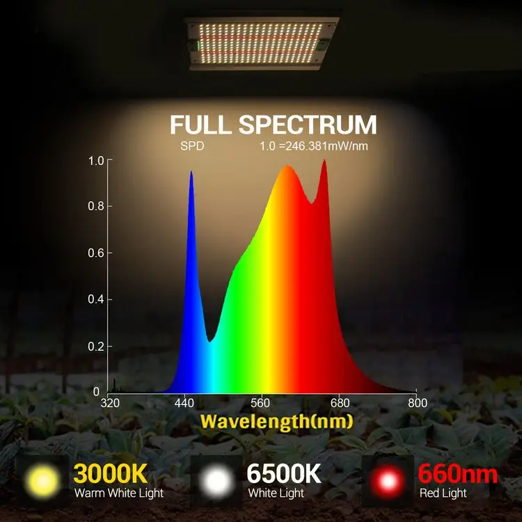 Innolux 240w Dimmable Full Spectrum Vertical Farming Medical Plant Led