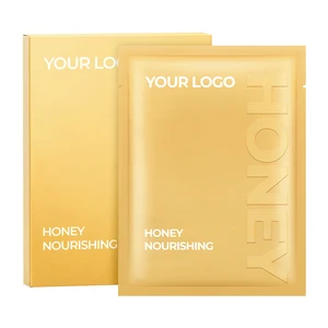 Natural Organic Honey Hyaluronic Acid Facial Sheet Mask Herbal Anti-Aging Intensive Moisture Lock & Skin Rejuvenation Therapy