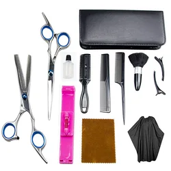 Профессиональные Парикмахерские ножницы Yaeshii, 13 шт. в наборе, домашние ножницы из нержавеющей стали для стрижки волос, инструменты