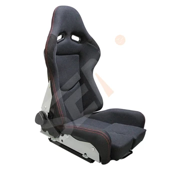 WZSEAHI High Quality Glass Fiber Bride Universal Adjustable Bucket Racing Car Seat with Slider