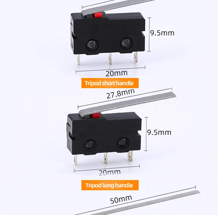 125V Switch Micro 2pin on off Micro Switch Blade Endstop Microswich ...