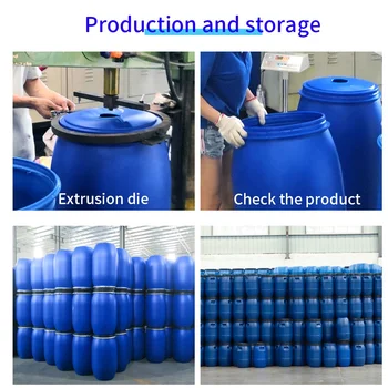 150L 青色 HDPE プラスチックドラム（鉄製）150L 青色 HDPE プラスチックドラム（鉄製）  