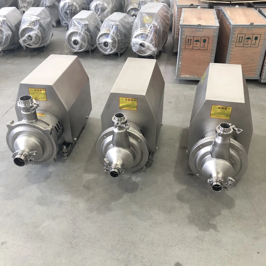 Stainless Steel CIP Self-Priming Position Water Pump