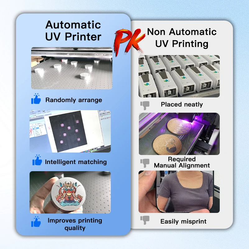 Mini A3 UV DTF Printer Desktop Small UV Flatbed Glass Cup Golf Ball logo Mug Uv Dtf Printing Machine