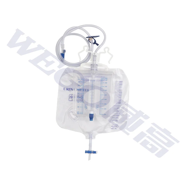 WEGO Disposable Medical Urinary Devices Drainage Bag ICU Use Precision Urine 2200/3000/3100ml
