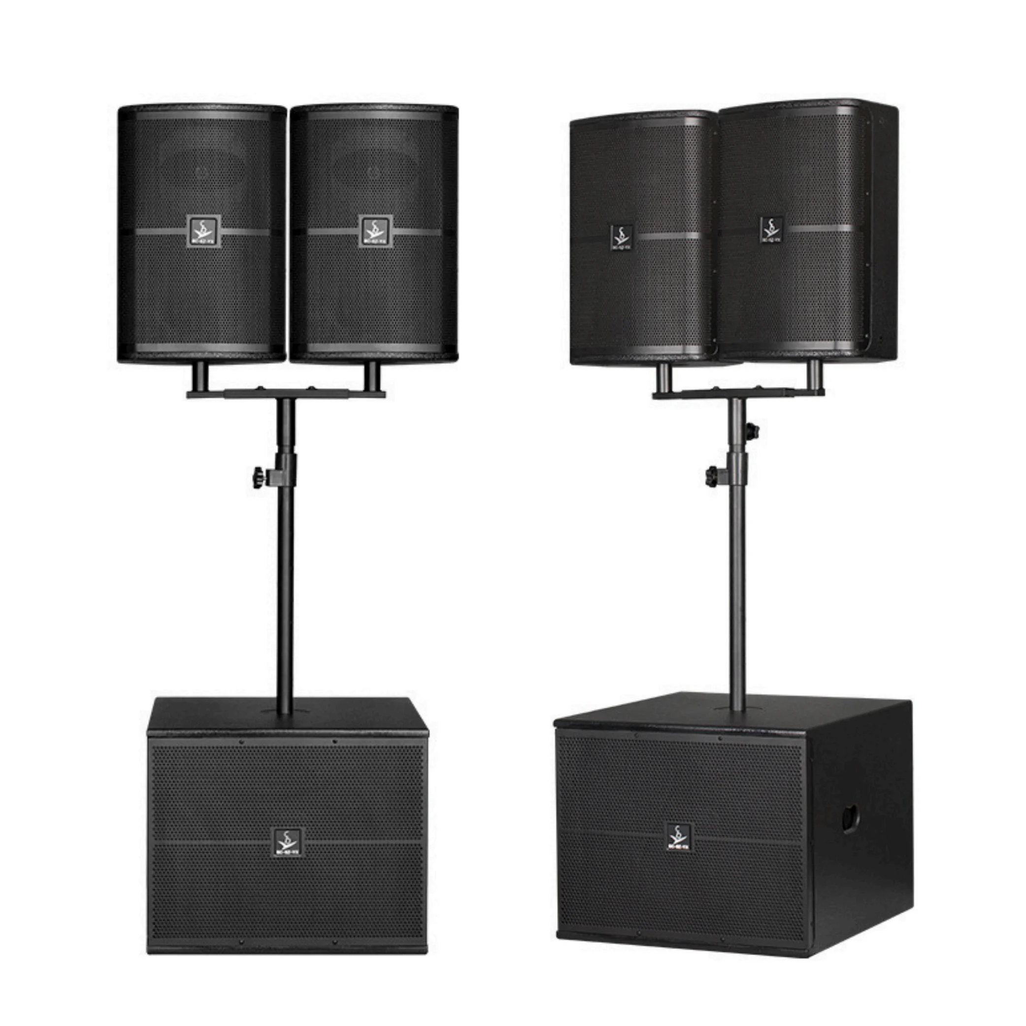 Professional 10 Inch/12 Inch Two-Way Full Range Sound System