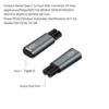 5V Dual Slots Gris