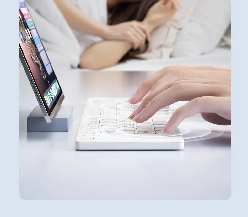 Keyboard logo Foldable Keyboard Teclado bluetooth Para Celular Plegable Ligero bluetooth Keyboard for Light Folding Cell Phone