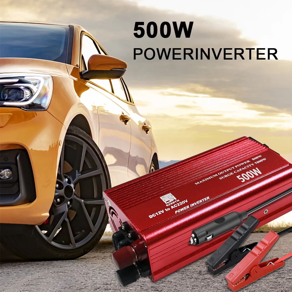 Fast Charger 12v To 220v 500w 500va Ac To Dc Converter Modified Sine