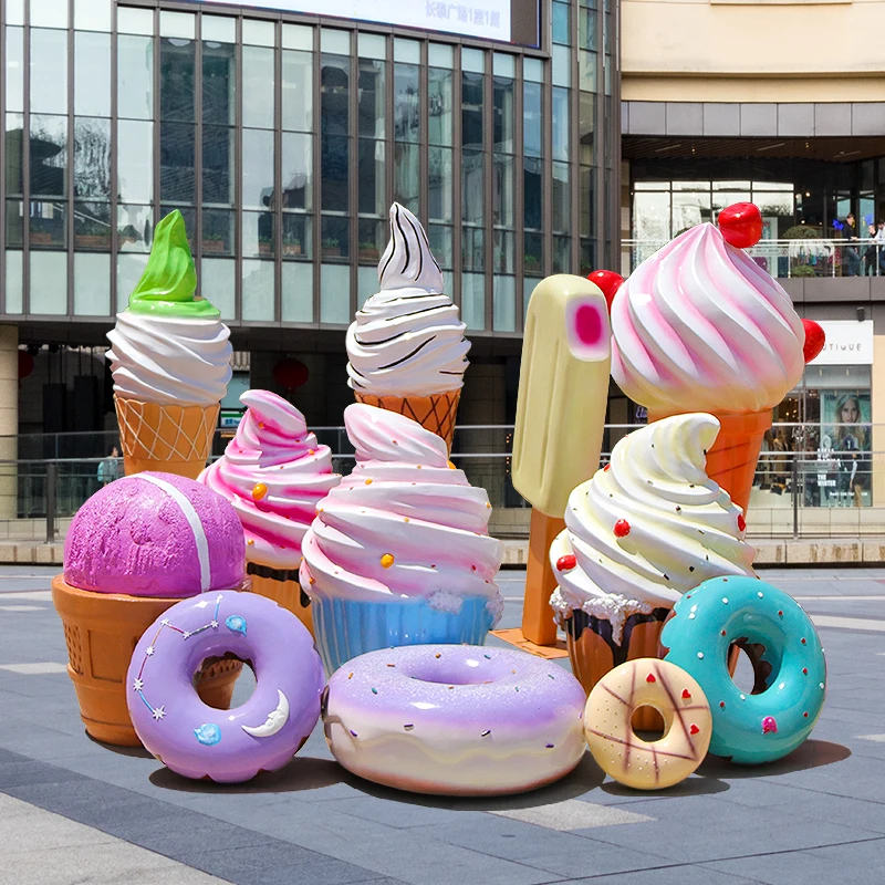 GW値下げ特大 美品 アイスクリーム展示品 6個&絵本箱セット】951アイス