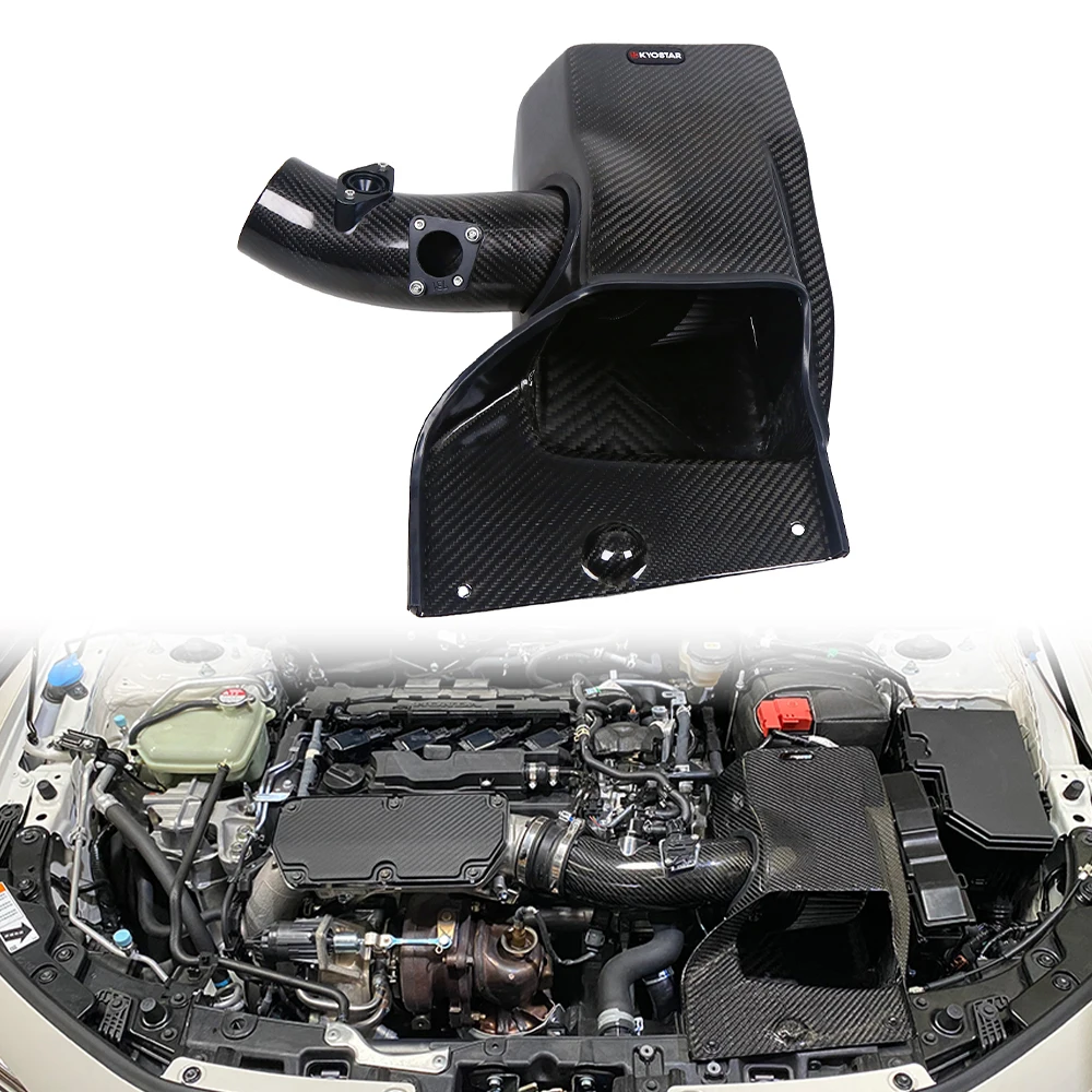Kyostar Dry Carbon Fiber Cold Air Intake System For Honda Civictype R 2.0T 2022+