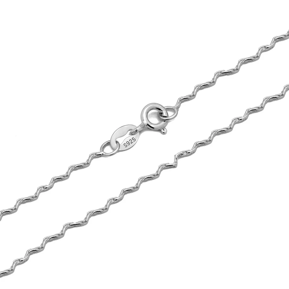 Shop Our Fast Shipping 1.6mm Wave Cardano Chain Necklace
