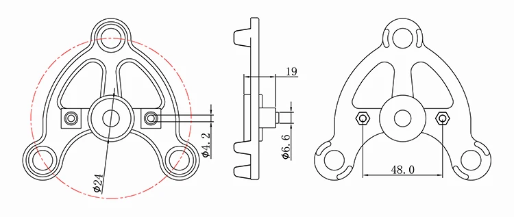 motor bracket for wall hanging furnace motor aluminium OEM ODM factory