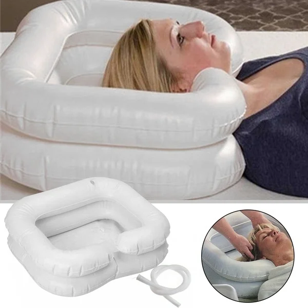 Inflatable Pvc Portable Shampoo Basin Inflatable Hair Washing Basin