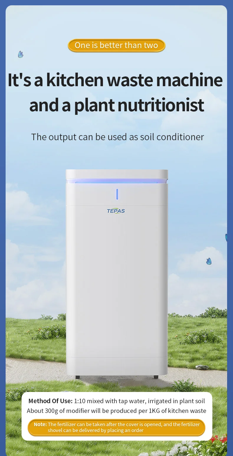 Electric Kitchen Waste Grinder Machine Household Kitchen Food Waste