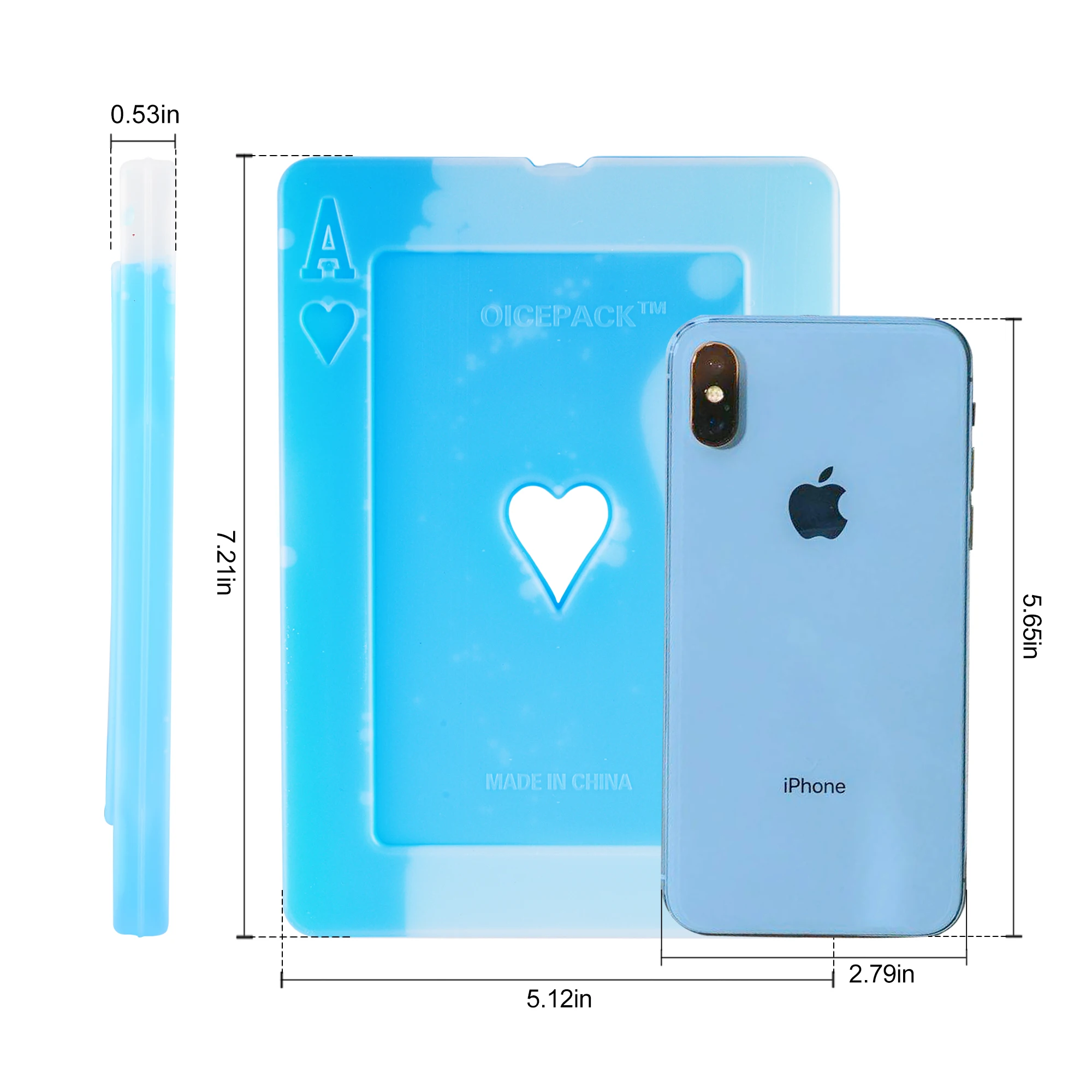 Бесплатная доставка 6 наборов льда для ланч-бокса и охладителя, многоразовые и долговечные пакеты с морозильной камерой для ланча или охлаждающей сумки