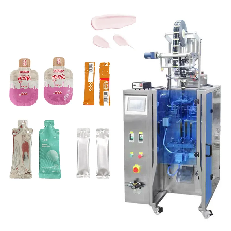 Irregular Shape Small Sample Sachet Packing Machine Liquid Cream Lotion Cosmetic Oil Machine Packing Machine