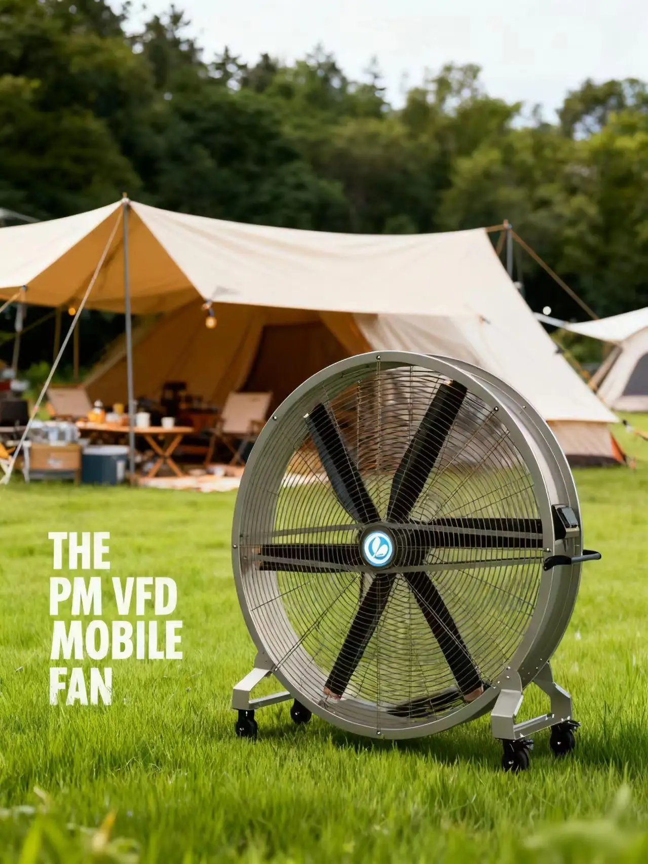 Mobile Outdoor Fan, PMSM, Aluminum Alloy, 420rpm - detail 4