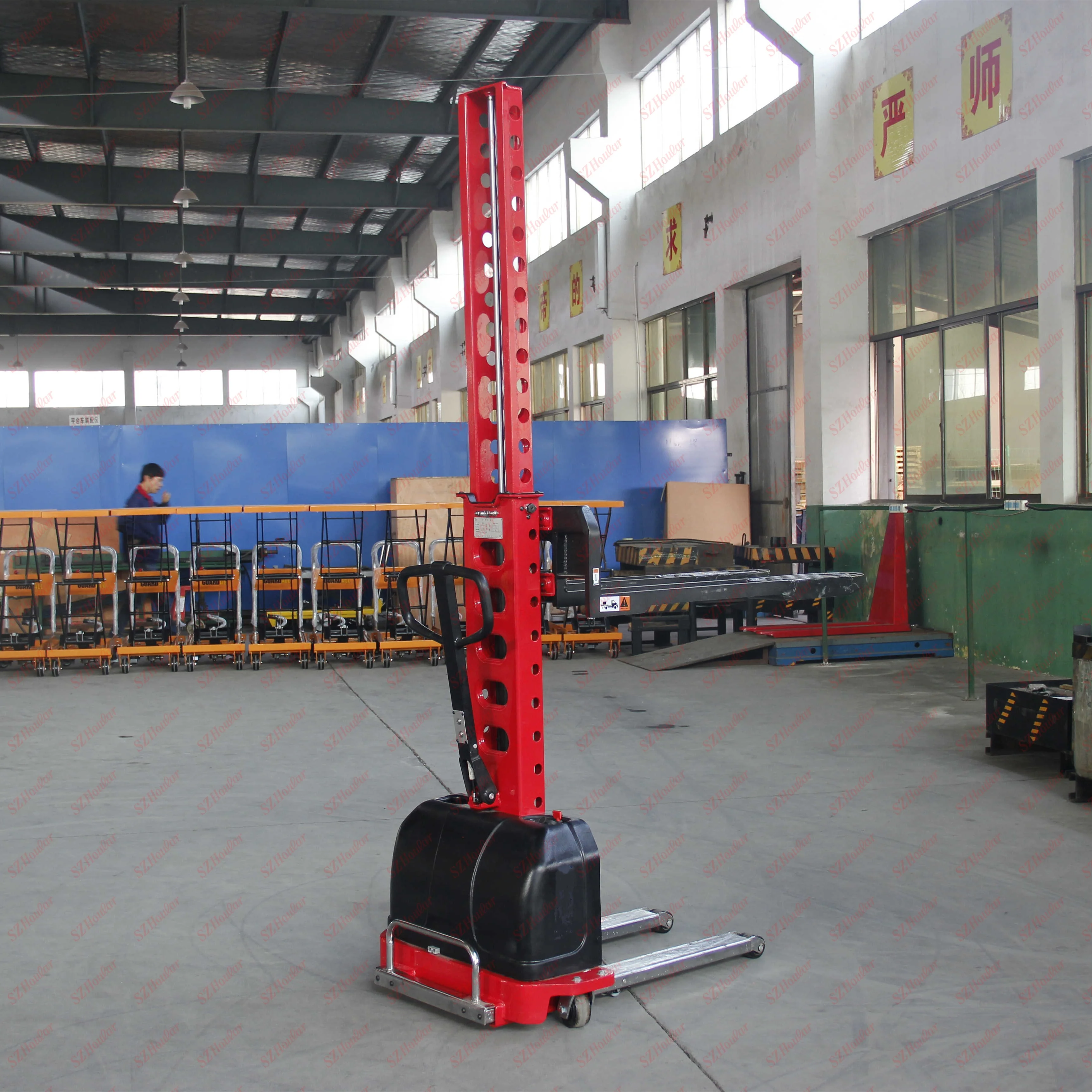 500kg Self Loading Stacker Portable Self Loading Pallet Stacker Self Lift Electric Stacker