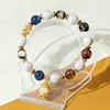 Buda sin forma de pulsera esmaltada de porcelana de ceniza de incienso