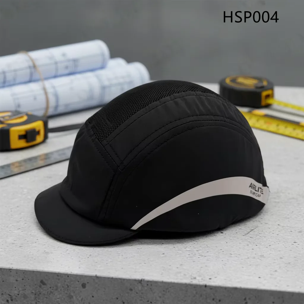 HY,factory Price Lightweight Anti-Hazard ABS Safety Bump Caps with Visor High-Visibility Design Unisex Safety Helmets HSP004