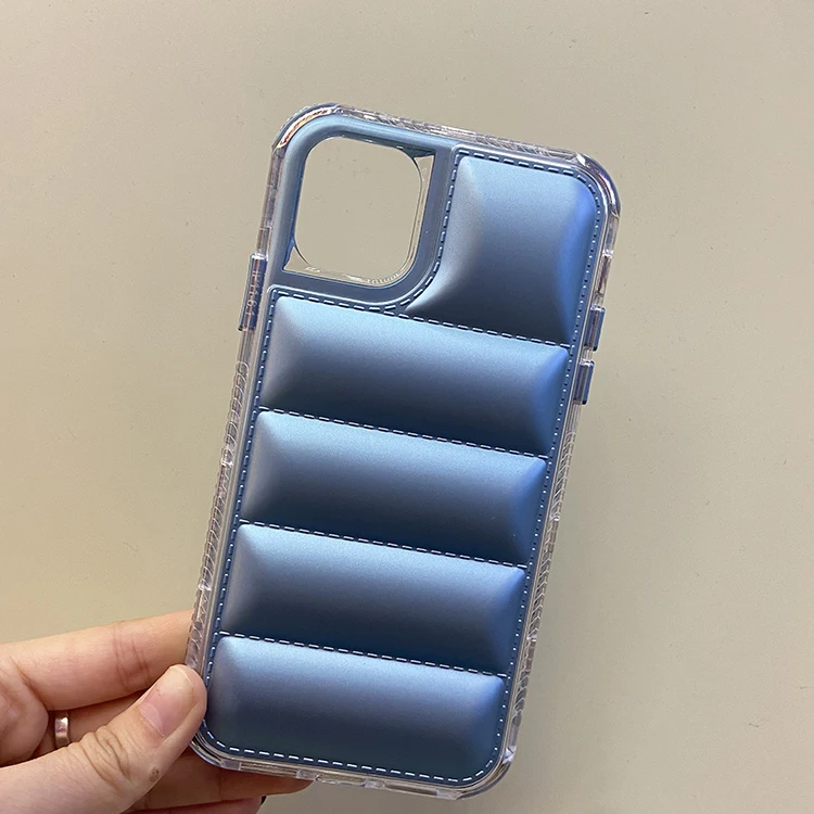 Metal Sense TPU down Jacket Anti Radiation Cell Phone Case Metal Sense TPU down Jacket Anti Radiation Cell Phone Case