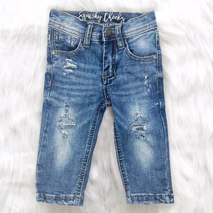 Trendy Baby Pants Jeans Distressed Jeans Wholesale Boy Jeans Kids