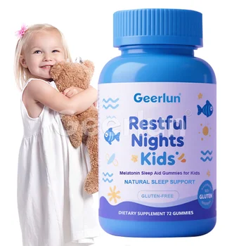 Quality Wholesale Natural Sleep Supports Multivitamin Gummies Lmprove Lmmunity Fish Oil Vitamin Gummy Candy for Kids