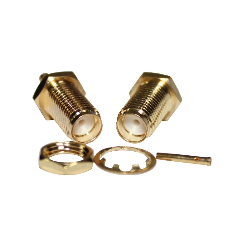 product hot selling in stock sma c ky15 11 teeth rf connector sma female connector crimp rg316 cable-1