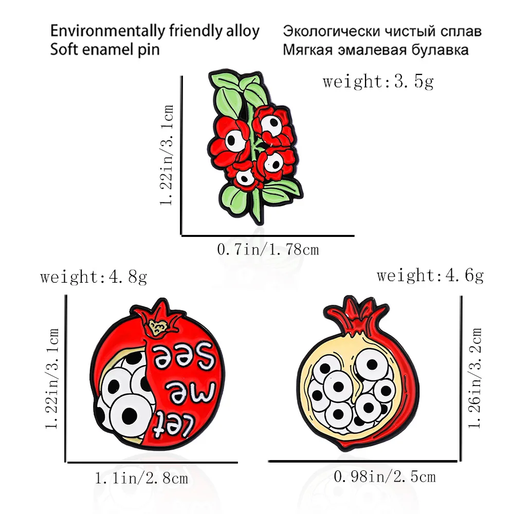 Alibaba.com: Customized Cartoon Fruits Series Soft Enamel Pin, Cute Red ...