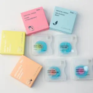 Daily Care Hot Selling Coconut Oil Dental Floss 1260D Dual Color Dental Pick Floss Free Sample