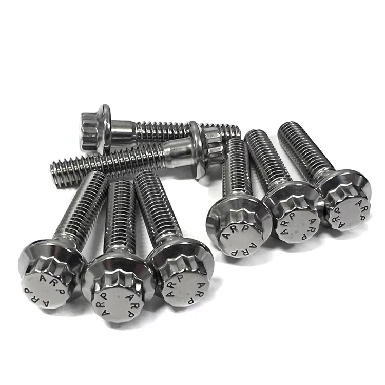 AP 12Point Bolt M6 X 1.00 X 16 Stainless Steel - Set Of 5