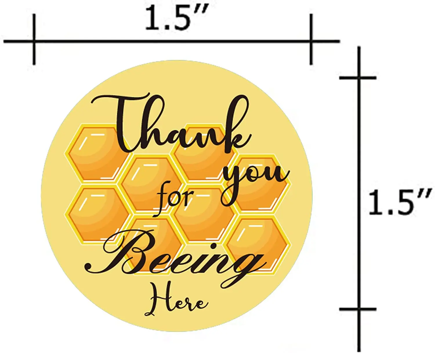 Cartoon Yellow Bee Graffiti Stickers For Laptop Suitcase Guitar